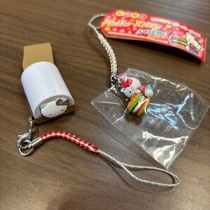 キティ 長崎 佐世保バーガー 小田原 かまぼこ 根付け ねつけ ストラップ キーホルダー ご当地キティ