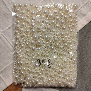 137g 4.6.8.10mm パールビーズ オフホワイト