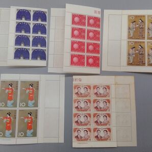 記念切手5シート まとめ売り 額面10円 5円 (額面700円) 未使用二級品