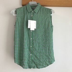 【新品】UNIQLO ユニクロ　ジュナサンアドラーブラウス（ノースリーブ）サイズM ノースリーブシャツ ノースリーブブラウス 送料無料