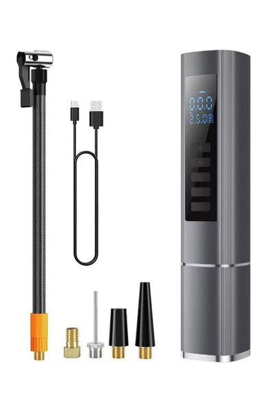 電動空気入れ 車 自転車 空気入れ 充電式 コードレス ポータブル