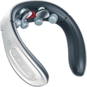 ネックケア 首 リラクゼーション器 【加温×EMS】 首元リフレッシュ 静音 軽量 ネックリラックス USB充電式 コードレス