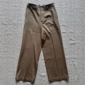 AP STUDIO ウール100%ブラウンワイドパンツ34サイズ