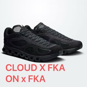 【新品】On Cloud X FKA Black オン クラウド ブラック 28cmる