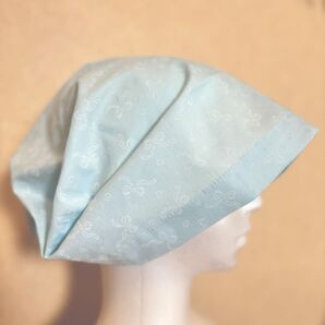 ケア帽子 入院 抗がん剤治療 脱毛 乳ガン 三角巾 キッチン 厨房 給食 調理実習 医療用キャップ 頭皮保護 ハンドメイド