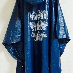 USJ ユニバーサルスタジオジャパン レインポンチョ ネイビー