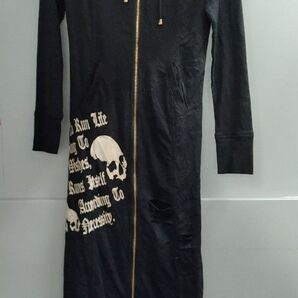 リアルマーズ REAL MA*RS スカル 長袖 パーカー ワンピ