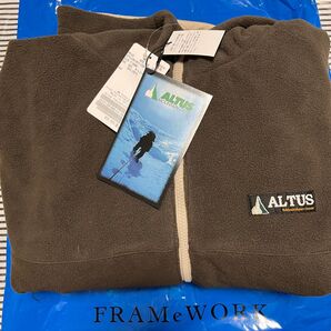 FRAMeWORK フレームワーク ALTUS アルタス 別注リバーシブルブルゾン ブラウンA