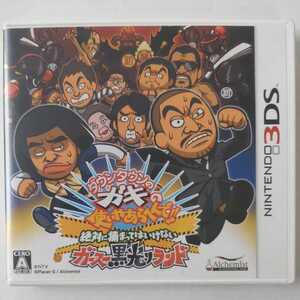 ダウンタウンのガキの使いやあらへんで!! 絶対に捕まってはいけないガースー黒光りランド 3DS ケースあり