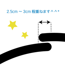 17インチホイール用 リムライン ステッカー 橙 オレンジ 12mm 1台分 傷防止 傷隠し デカール ホイール カスタム_画像5