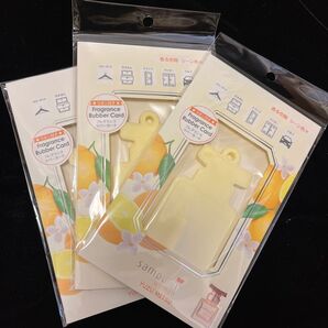 サムライウーマン フレグランス ラバーカード ユズミツの香り 3個セット