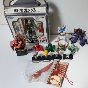 機動戦士ガンダム 何でもシャア専用吸盤付マスコット/RX-78 ガンダム フル稼働MS/ちまこれガンダム/SDガンダム ガシャポン