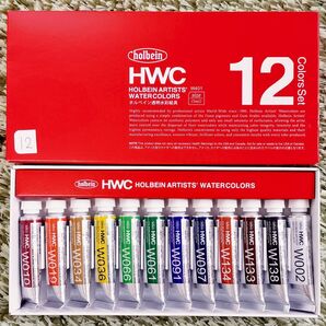 12 ホルベイン(HOLBEIN)● 透明水彩絵具 (透明水彩絵の具) 12本