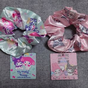 【未使用品】マイメロディ クロミ シュシュ 2個セット サンリオ 50th&20th Anniversary