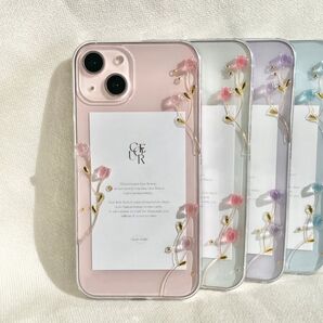 iPhone16 ケース チューリップ