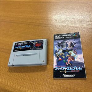 スーパーファミコン ファイアーエムブレム 紋章の謎 ソフト 取扱説明書
