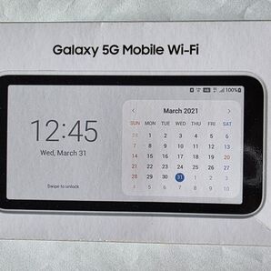 美品 ギャラクシー モバイルWiFiルーター GALAXY 5G Mobile Wi-Fi SCR01 simフリー