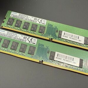 計32GB DDR4 ECC unbuffered メモリ 16GB 2枚セット