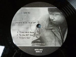 Diamnond Of D.I.T.C / Grown Man Talk EP 試聴可　US12EP 激アツ　FUNKサウンド 