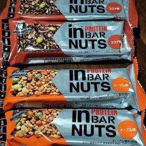 inバープロテイン ナッツ メープル味2本 ココア味2本 賞味期限2026年5月