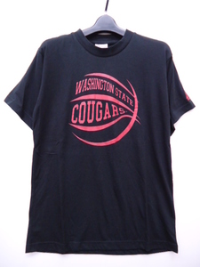 【KCM】XEB-F872-M★新品★【AMERICAN FRESHMAN】メンズ　COLLEGE 半袖Tシャツ　M　ブラック