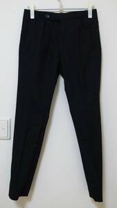 ss08 RAF SIMONS rough * Symons black slacks size 44