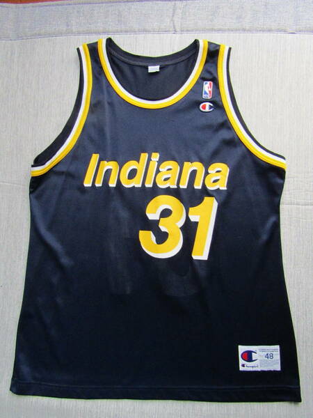 ■良品 90s NBA レジー・ミラー PACERS インディアナ・ペイサーズ Champion チャンピオン製 ユニフォーム　ジャージ　タンクトップ　当時物