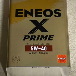 【送料込み】ENEOS X PRIME エンジンオイル 5W-40(100%化学合成油) ACEA C3 4L缶