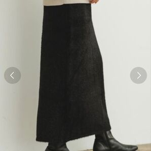 ITEMS URBAN RESEARCH アイテムズアーバンリサーチ ラメシャギーニットスカート ロングスカート