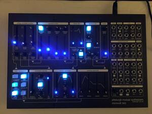 microvolt 3900 (開封済みですが動作テストのみ）付属品、元箱＋LONGのおまけパッチケーブル付き　moog モジュラーパッチシンセ オデッセイ