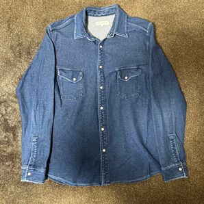 A DAY IN THE LIFE デニムブルー 長袖シャツ L