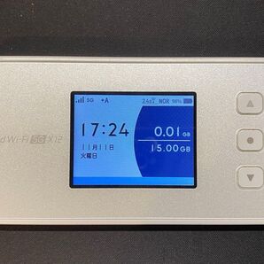 Speed Wi-Fi 5G X12 モバイルルーター ホワイト