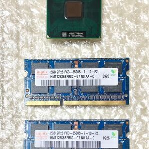 Intel Core2Duo P8600 RAM2枚セット