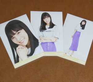 乃木坂46 早川聖来 ボーダー 会場限定 生写真 3種 2019.August-Ⅴ コンプ