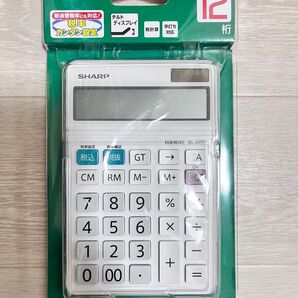 SHARP 電卓 12桁 EL-N432X ホワイト