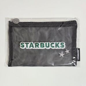 スターバックス スタバ オリジナルメッシュ刺繍ポーチ ノベルティ ホリデー