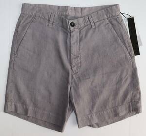 定価15000 新品 本物 KURO クロ リネン ハーフ パンツ Linen Nylon Dyed Shorts 0(S) 1195 nb