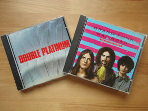 ●CD 新品同様 グランド・ファンク・レイルロード GRAND FUNK RAILROAD / COLLECTORS SERIES ＋ キッス KISS / DOUBLE PLATINUM 個人所蔵品