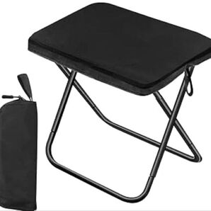 折りたたみ アウトドアチェア 超軽量・コンパクト 耐久生地 大型サイドポケット 折りたたみ椅子 アウトドア キャンプ 黒 釣り