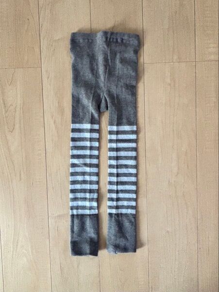 未使用 SkipLand レギンス スパッツ タイツ ボーダー 120cm