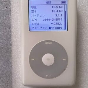 iPod A1059(classic) 20GB 新品バッテリー交換済 iTunes同期動作確認OK