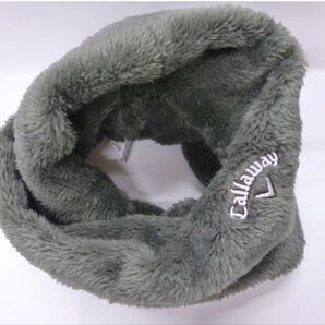 2025 カーキ★キャロウェイ ★ボアネックウォーマー★ スクリュータイプでボア2重 ★メンズ★日本正規品★C25298102