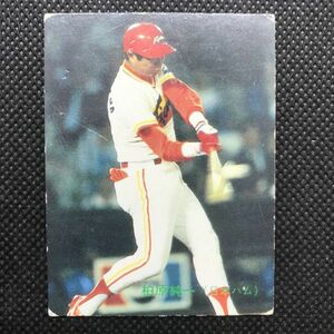 1983年　カルビー　プロ野球カード　83年　284番　日本ハム　柏原　　　【管理NO:202-38】
