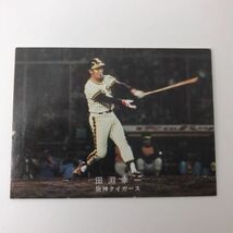 1978年　カルビー　プロ野球カード　阪神　田淵幸一　78年　　　【管理NO:202-19】_画像1