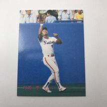 1983年　カルビー　プロ野球カード　358番　ヤクルト　杉浦　83年　　　【管理NO:201-17】_画像1