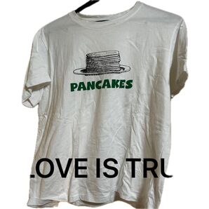 LUV IS TRUE/ラブ イズ トゥルー』DE PANCAKE TEE /パンケーキデザイン 半袖Tシャツ