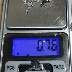 【長め約44.5センチ値下不可】251175 k18wg 約0.76g デザイン ネックレス チェーン