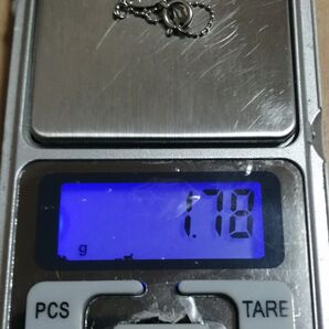 【長め約41.5センチ!値下不可】25116 Pt850 約1.78g カットボール ネックレス チェーン プラチナ