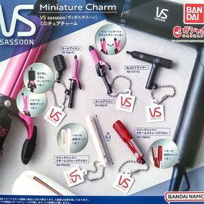 VS sassoon ヴィダルサスーン ミニチュアチャーム 全5種セット フルコンプ ガチャ カプセル