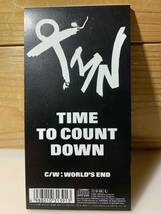 TM NETWORK『TIME TO COUNT DOWN/World‘s End』CDシングル【廃盤】小室哲哉_画像2